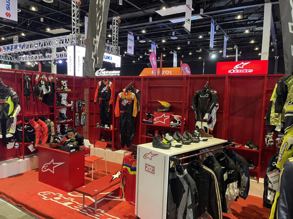 Alpinestars at the IR Performance and Lifestyle Expo at the world trade ...